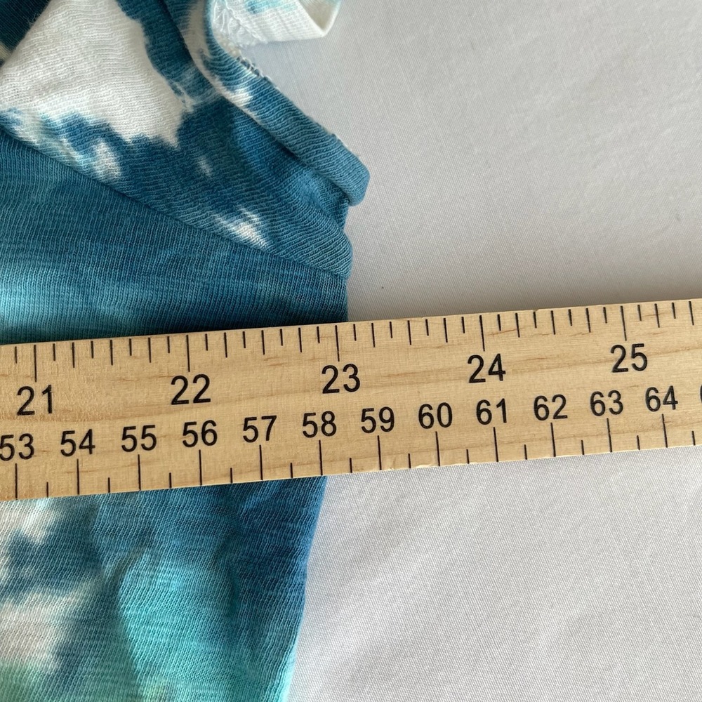 Primary Women's Multicolor Tie Dye V-Neck Short Sleeve Relaxed T-Shirt Size XL - Picture 5 of 5